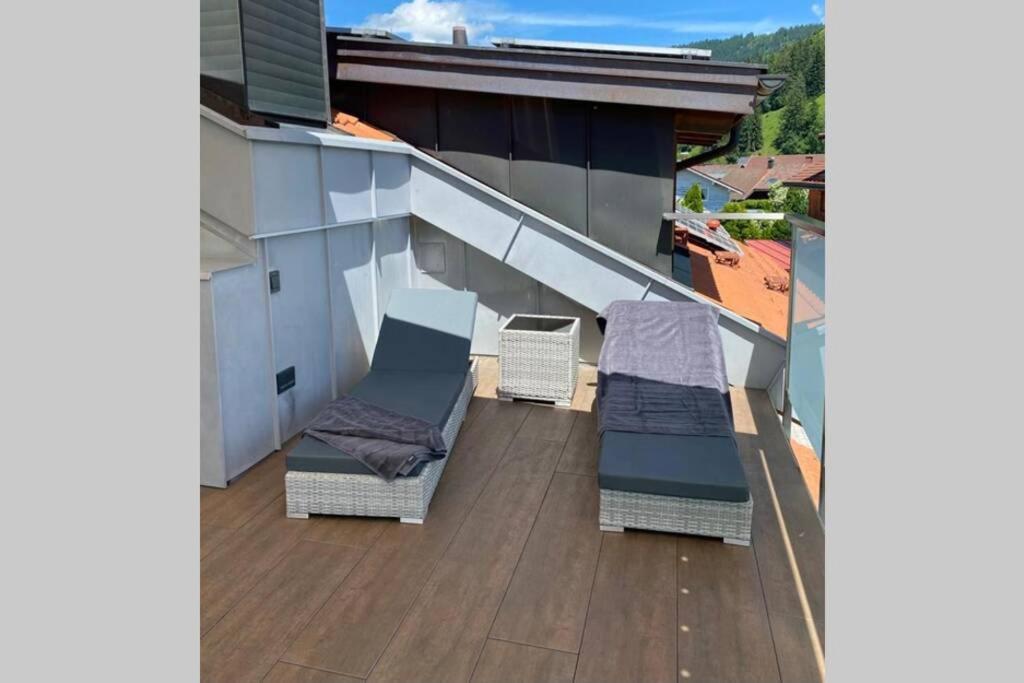 Ferienhaus Allgäu Panorama 180m2 Sonthofen Exterior foto